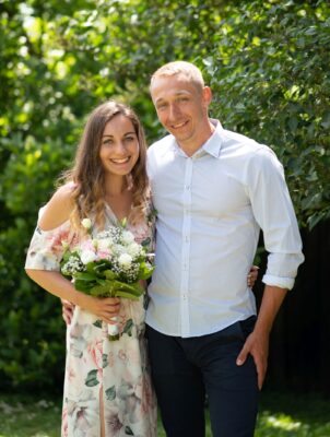 Fotka První chycená kytice